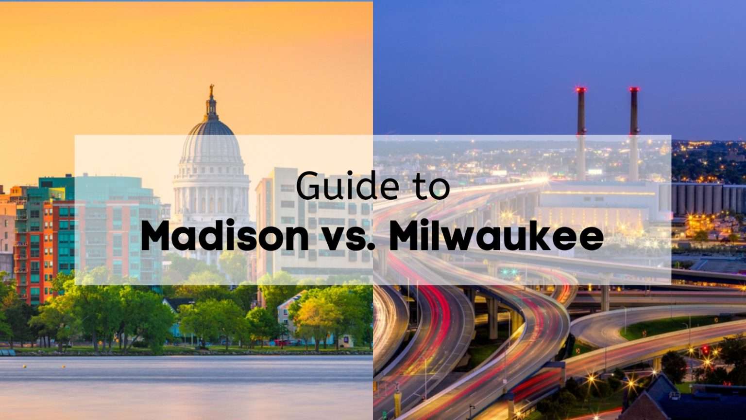 Madison vs Milwaukee | 🌇 Which Is Better to Live, Madison Wisconsin vs ...