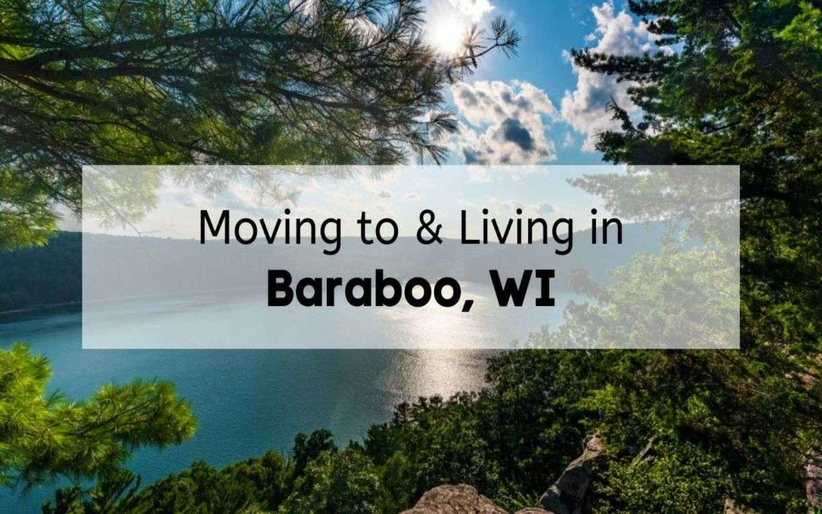 A view of Devil's Lake near Baraboo Wisconsin for people living in Baraboo WI.